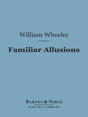 cover image of Familiar Allusions (Barnes & Noble Digital Library)